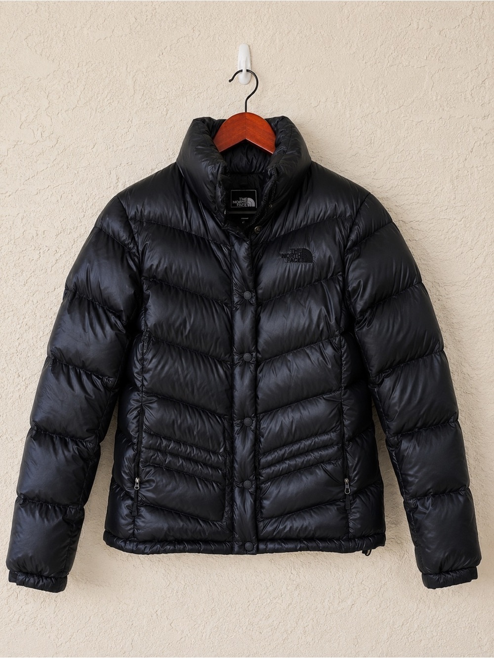 The North Face Womens 700 Fill Down Jacket Medium Black Winter Puffer